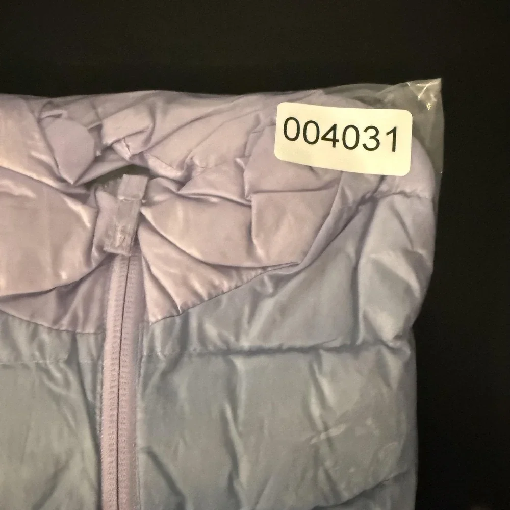 Eddie Bauer Jacket Kids 14-16 Purple Ombre Down Puffer‎ Full Zip Winter Warm
